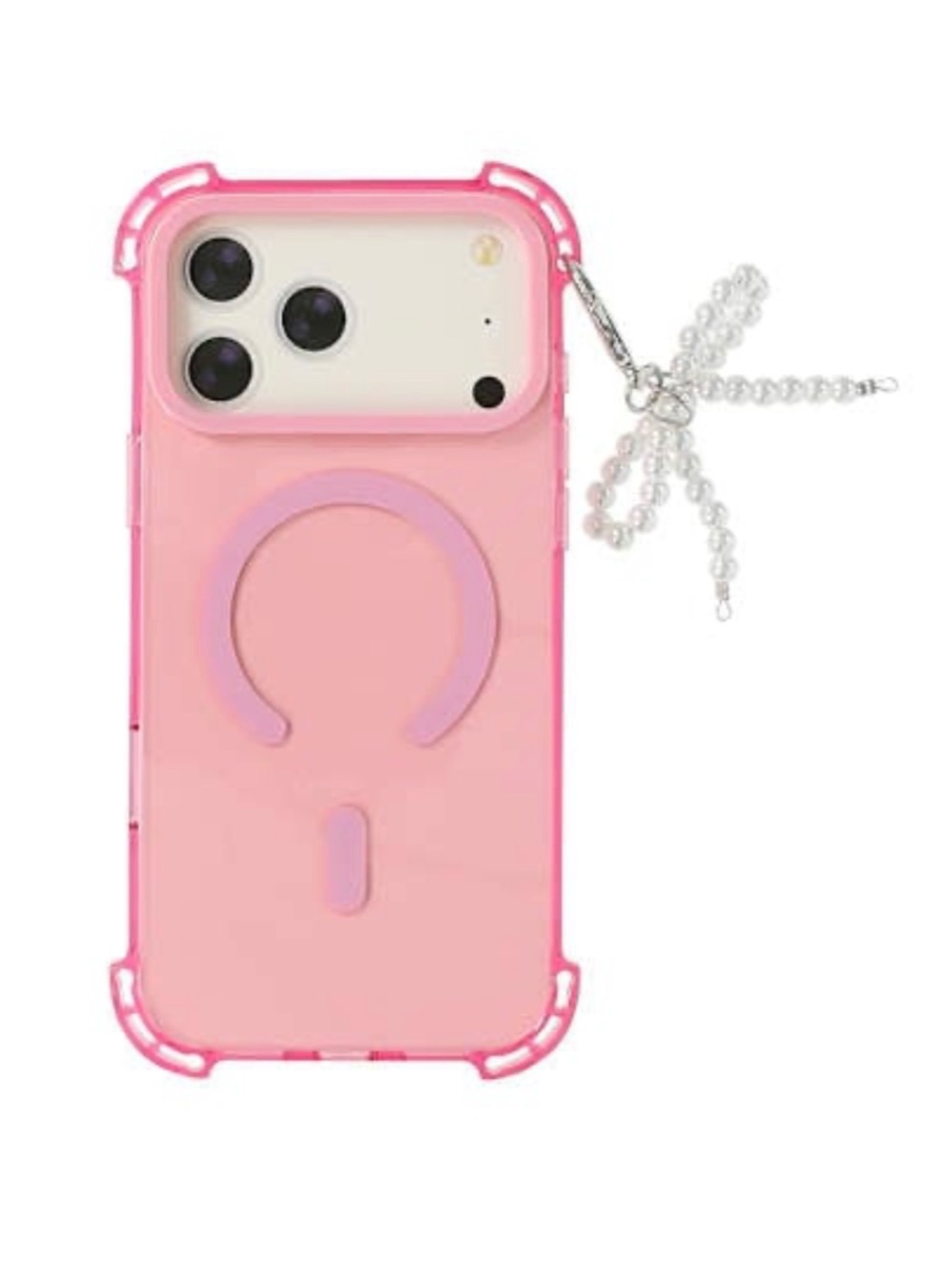 Pearl Bow Charm Phone Case Viral iPhone Case